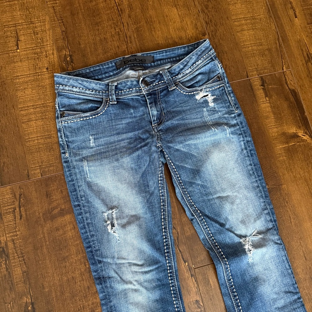 Y2K mid 2000s Bebe Bootcut Jeans